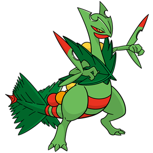 Mega Sceptile - Pokémon #254 - Pokétown Pokédex